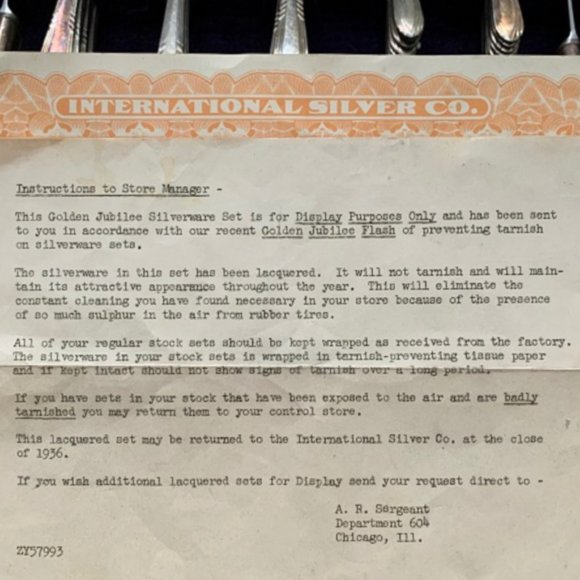 William Rogers Jubilee Silverplate. Ca 1935/1936 - Picture 4 of 14